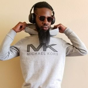 Men's Hoodie Sweater Micheal Kors Grey Md